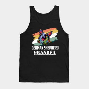 German Shepherd Grandpa Tank Top